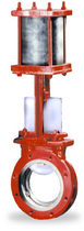 pneumatically operated knife gate valve 2 - 12", class 150 | G Red Valve