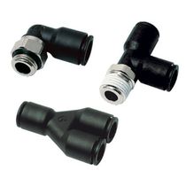 polymer push-in fitting for compressed air LF 3000 Parker Hannifin Manufacturing France SAS