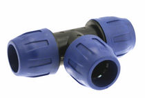polymer tee fitting for compressed air &Oslash; 16 - 63 mm | QLTEPA AIRCOM s.r.l.