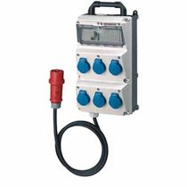 portable electrical distribution box for construction sites 16 A, 230 V, IP44 | AMAXX&reg; 930024  Mennekes
