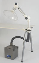 portable solder fume extractor with extraction arm Model Range 'L' Bigneat Containment Technology