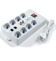power strip with earthing contact and circuit breaker 10 - 16 A | COMPACT series  Elettrocanali - L.A.P