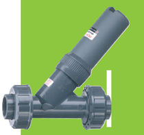 pressure relief angle seat valve DN 15 - 25, max. 16 bar | SV-PVC-U series FIP - Formatura Iniezione Polimeri