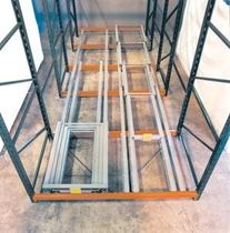 push-back flow rack max. 3 000 lbs Ridg-U-Rak