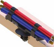 push-fit nylon pipe/cable clamp TCHBH series RICHCO