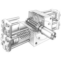 rack and pinion hydraulic rotary cylinder 102 - 67 791 Nm, max. 206.8 bar Moog Flo-Tork