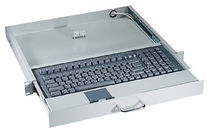 rack-drawer industrial keyboard with touchpad AX7042 AXIOMTEK