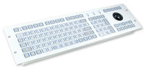 rack-mount industrial keyboard with trackball 0.3 mm, 2.6 N, IP65 | KS09203 INDUKEY
