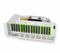 rack mounted fiber optic splitter SPTS series CORNING Telecommunications