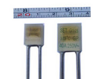 radial thermal fuse 20, 25 A | PD, QD series Xiamen SET electronics Co.,Ltd