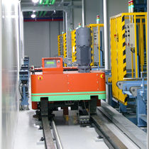 rail-guided automatic vehicle max. 270 m/min | RGV Shin Heung Machine Company (SMC)