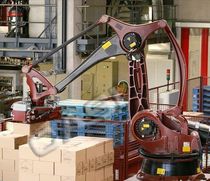 robotic depalletizer: articulated type CASI cornerstone automation systems