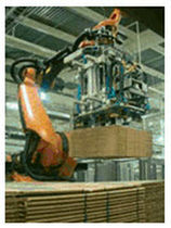 robotic palletizer: articulated type ACP 2000 Bortolin Kemo