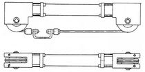 rodless cable pneumatic cylinder &Oslash; 40 - 63 mm, max. 8 bar LECQ EQUIPEMENT