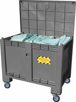 rolling plastic container 1 200 x 800 x  850 mm airbank