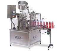 rotary filler and corking machine for liquids 30 - 60 p/min | PFM PackLine