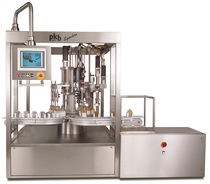 rotary filler and corking machine for liquids (cosmetic products, perfumes) Synchro PKB