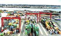 rubber tired gantry crane E-One2 series Kalmar Industries