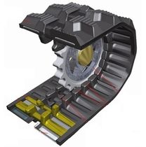 rubber track 180 - 500 mm Dongil Rubber Belt