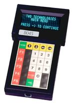 rugged hand-held terminal 4 x 20 char, max. 57 600 pbs | 80 series TWO TECHNOLOGIES