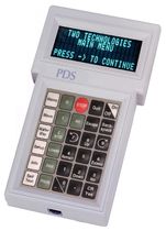 rugged hand-held terminal 4 x 20 char, max. 115.2 kbps | PDS TWO TECHNOLOGIES
