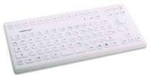 rugged silicone industrial keyboard with pointing device 0.6 mm, 3 N, IP68 | KG13000 InduProof 3 INDUKEY