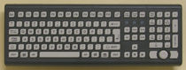 rugged silicone industrial keyboard with pointing device K105B G.P. TECNO srl