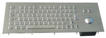 sealed industrial keyboard with trackball IP65, 2 mm VERTEX