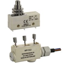 sealed snap-action switch IP 67 | MP110 series Microprecision Electronics