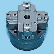 self-centering lathe power chuck 13 500 - 206 000 N, 3.8 - 44 mm | MPAF/4 series OMIL