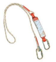 shock absorbing fall arrest lanyard &oslash; 12 - 14 mm, 1 - 2 m, EN 354 GROUPE RG