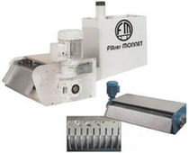 slip magnetic roller separator for liquid SMD series Filtres Monnet