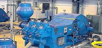 slurry piston pump max. 1 000 m&sup3;/h, max. 55 MPa Aker Wirth