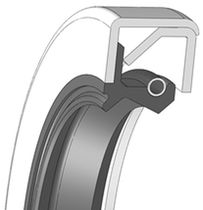 spring-energized lip seal DC Elastotech SA