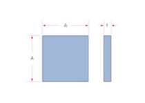 square flat optical window  Changchun XinXin Optical Electron Technology Co. Ltd.