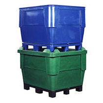 stackable polyethylene container max. 907 kg | 1140 series Bonar Plastics