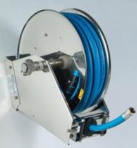 stainless steel automatic spring rewind hose reel 200 bar, 10 - 15 m | AUTO X3 SAURO ROSSI & C. Snc - Avvolgitubo Hose-reel