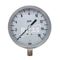 stainless steel Bourdon tube pressure gauge -1...+1600 bar | MX Inox Riels Instruments