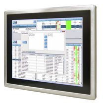 stainless steel industrial panel PC 15" Stainless display full IP65, P-Cap or Resistive touch Winmate Communication Inc.