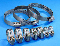 stainless steel pipe clamp max. 50.8 mm | CLP series ANVER Vacuum System Specialists