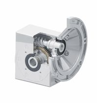 stainless steel right angle worm gear reducer  HYDROMEC