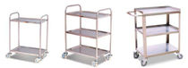 stainless steel shelf cart max. 100 kg | ST series HU-LIFT
