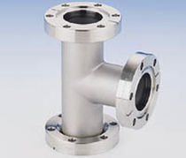 stainless steel tee flanged coupling 1 1/3 - 13 1/4", 450 &deg;C MDC vacuum products