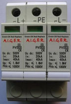 surge arrester type 2 for photovoltaic applications 1 000 V, 20 kA   A.I.G.E.R.