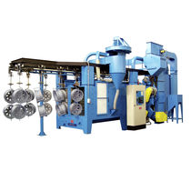 suspended load shot blasting machine 500 - 700 kg | Turborail series C.M. Surface Treatment
