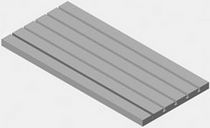 T-slotted clamping plate  Abbott Workholding