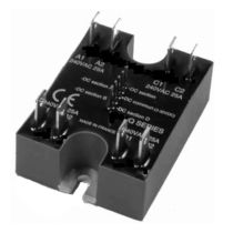 three-phase solid state relay 12 - 240 VAC, 4 x 25 A | SCQ celduc relais