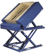 tilting scissor lift table max. 2 000 kg, max. 1 300 mm | QX series HYMO