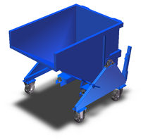 tipping waste skip 600 - 1200 l AL Industrie