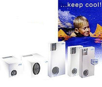 top, door and side mounting miniature filterless air conditioner  STEGO France